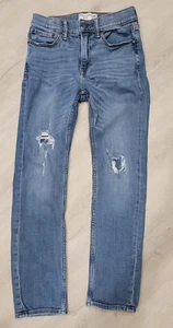 Abercrombie Distressed Ripped Skinny Jeans Unisex Youth Size 11/12 - Picture 1 of 5