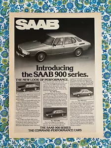 Vintage 1979 Saab 900 Series Print Ad - Bild 1 von 7