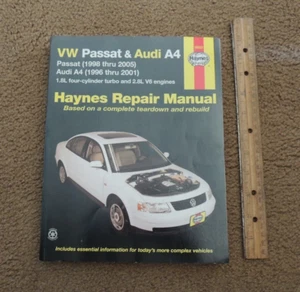 Haynes No 96023 Repair Manual for VW Volkswagen Passat 1998-O5 & Audi A4 1996-01 - Picture 1 of 16
