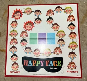 1968 Milton Bradley HAPPY FACE Spielbrett extrem selten - Bild 1 von 12