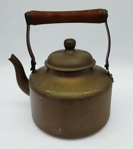 Rare Vintage L'etoile Fantuzzi Copper 2 1/2 Qt. Teapot Made in Chile - 3.3lbs  - Picture 1 of 10