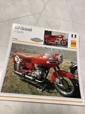 AGF Guiller 175 bol d'or 1955 carte moto de collection Atlas France