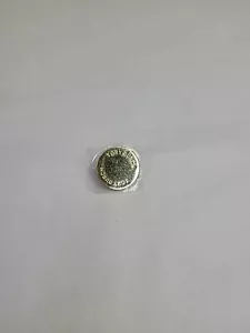 NEW With Film One (1) Tory Burch Replacement Button Gold Color Loop Back - Picture 1 of 4
