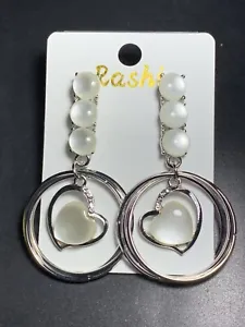Gorgeous Earring Drops  Silver Plated for Girls and Women’s Best Gift for Her - Picture 1 of 6