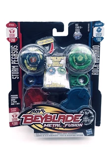 Hasbro Beyblade Fusion Storm Pegasus BB-28A Rock Aquario B-102 Wing 2-Pack NIB - Picture 1 of 18