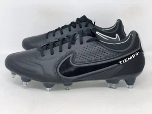 Nike Tiempo Legend 9 Elite SG-PRO AC Black Soccer Cleats, Size 7.5 DB0822-001 - Picture 1 of 8