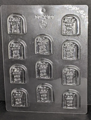 Конфеты форма над холмом RIP надгробный камень надгробие форма 40 50 вечеринки новый - Изображение 1 из 3