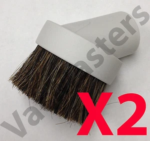X2 Vacuflo central vacuum Round Dusting brush attachment Grey Beam Nutone Hayden - Picture 1 of 3