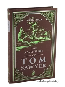 The ADVENTURES Of TOM SAWYER by Mark Twain Soft Faux Leather Classic book *New* - Picture 1 of 1
