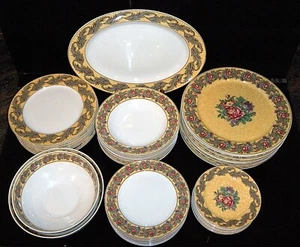 Vintage Rosenthal Classic Bloomsbury Pearl China designed by Nina Campbell - Picture 1 of 92