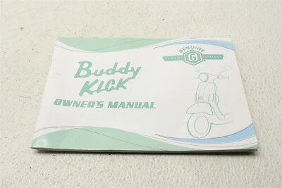 Scooter Buddy Kick 125 2022 genuino manual del propietario  Foto 1 de 4