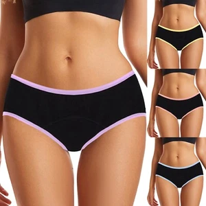 Women High Waist Leakproof Underwear Panties Leak Proof Menstrual Panties - Picture 1 of 28