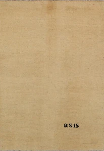Luxurious Gabbeh Solid Design Wool Modern Accent Rug - Brand New 3x4 ft - Picture 1 of 15