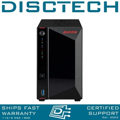 Asustor 24TB Nimbustor 2 Gen 2 AS5402T 2-bay SATA NVMe NAS - Image 1 of 3