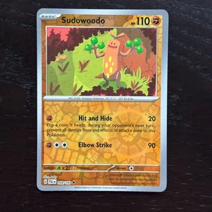 Sudowoodo 109/193 Pokemon Paldea Evolved SV02 Reverse Holo Uncommon Card NM - Picture 1 of 2