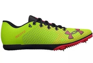 Picos de pista Under Armour Kick Distance 3025460-300 hombres 11,5 mujeres 13 NUEVO - Imagen 1 de 5