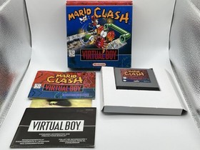 MARIO CLASH ( Nintendo Virtual Boy, 1995) CIB Complete W/Inserts *Near Mint *