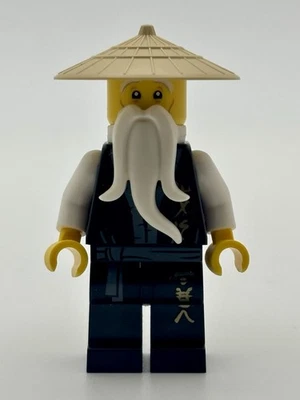 LEGO NINJAGO Minifigura Wu Sensei Legacy, Bata Negra njo495 NUEVA Minifigura Original Foto 1 de 4