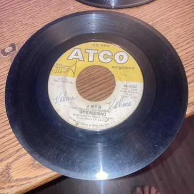 Otis Redding "Amen/Hard To Handle" Northern Soul 45 Motown ATCO Records Foto 1 de 2