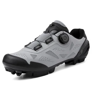 Men Flat Pedal Bicycle Shoes Road Speed Cleat Shoes MTB Racing Sports footwear - Picture 1 of 14