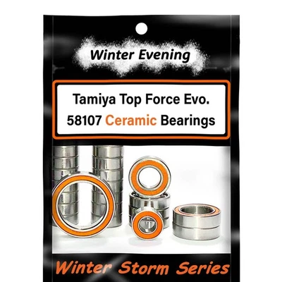 Tamiya Top Force Evo. 58107 | Stainless + Ceramic Bearing Kit - Image 1 of 3