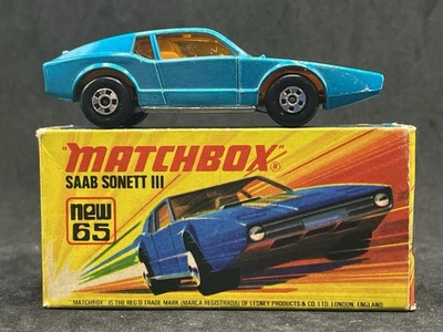 Matchbox Superfast MB65-A1: Saab Sonett III (MINT) in MINT type I box - Image 1 of 4