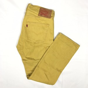 mens yellow levi jeans