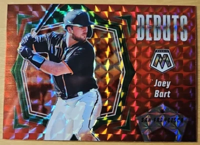 2021 Mosaic Joey Bart #PD3 Debuts Green Mosaic Prizm San Francisco Giants Card - Image 1 of 2