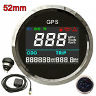 52mm Digital LCD GPS Speedometer Odometer 0~999 MPH Speed Gauge Boat Motorcycle