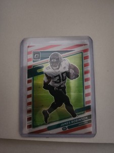  2021 Donruss Optic Red White Stripe #117 James Robinson	p2s-29516