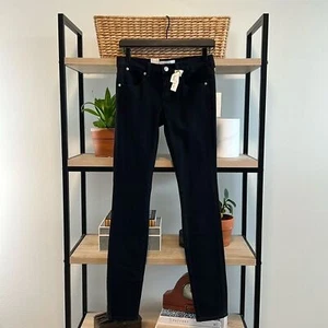 NWT Henry & Belle Low-Rise Ideal Skinny Black Jeans, 24 - Picture 1 of 13