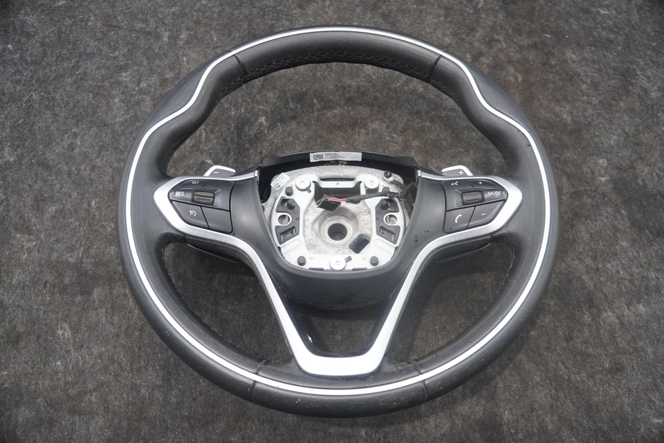 Volante de motorista couro preto esférico 32306858707 fabricante de equipamento original BMW i8 2014-20 *Nota - Imagem 1 de 4