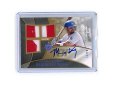 Matt Kemp 2009 Ultimate Collection Signatures Triple GU Patch On Card Auto /29