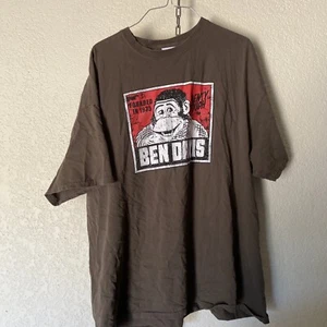 Camiseta Ben Davis Marrón Gráfico Logo Ropa de Trabajo Mono Para Hombre Talla 2XL 100% Algodón - Imagen 1 de 4