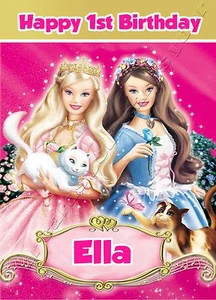 Barbie - Personalisierte Geburtstagskarte Tochter Enkelin Nichte Mädchen - Bild 1 von 1