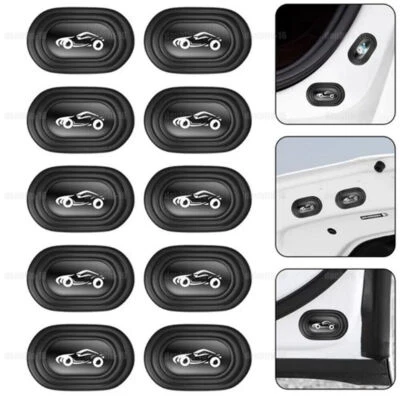 10X Car Accessories Door Anti-Shock Silicone Pad Shock-Absorbing Thicken Gasket - Image 1 of 4