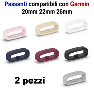 2 Pasante Correa Reloj Compatible Garmin Fenix 5S 6S Plus 5X 6X Zafiro - Imagen 1 de 9