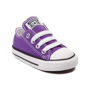 purple infant converse