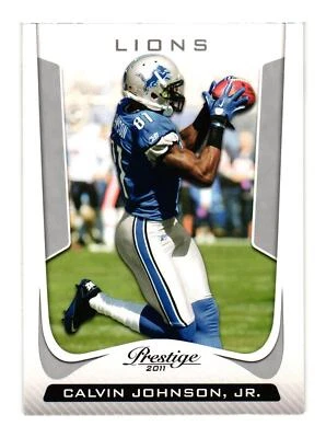 2011 Panini Prestige #65 Calvin Johnson Detroit Lions - Image 1 of 2