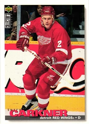 1995-96 Upper Deck Collectors Choice TERRY CARKNER 113 Detroit Red Wings - Image 1 of 2