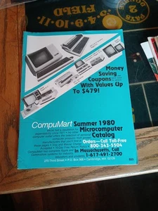 Vintage Computer Catalog Compumart Summer 1980 - Picture 1 of 14