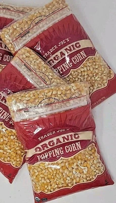 3-Pack Trader Joe's Popcorn Trader Joes Organic Popping Corn Kernels Bags - Image 1 of 2
