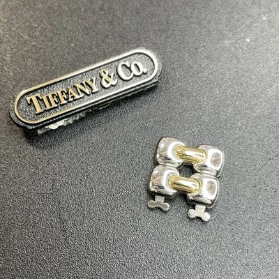 Reloj Tiffany Tesoro Extra Original 2 Eslabones 18K SS Combinación #B377 Foto 1 de 4