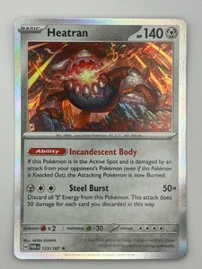 Heatran 123/167 (Nuevo) - Mascarada Crepúsculo - Holo Raro - Imagen 1 de 2