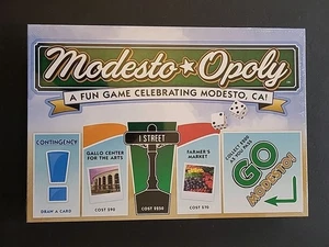 Late For The Sky - Modesto-Opoly Brettspiel Kalifornien NEU FABRIKVERSIEGELT - Bild 1 von 6