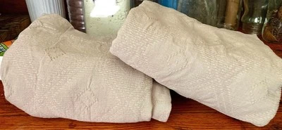 2 Euro Shams Docofil White 100% Cotton Large Taupe 30 X 30 Portugal - Image 1 of 4