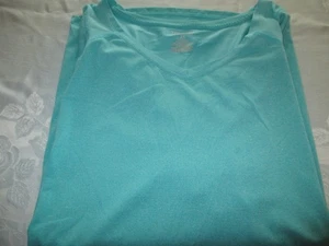 Womens teal short sleeveTek Gear shirt size 2X Workout Gear - Picture 1 of 2