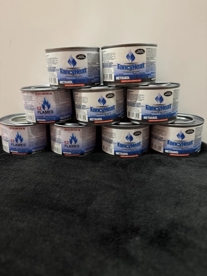 Fancyheat F800 Methanol Gel Chafing Fuel Carton of 72
