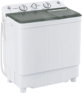 Portable Twin Tub Washing Machine 9.9 Lbs Capacity for RV, Camping, Home - Picture 1 of 7
