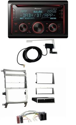 Pioneer 2DIN MP3 DAB USB CD Bluetooth Autoradio für Hyundai ix55 2009-2012 silbe - Bild 1 von 4